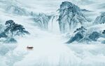 别墅 客厅电视山水 TIF分层