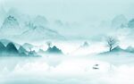 水墨新上架山水画 tif分层