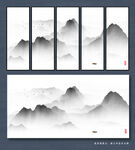 国画山水画