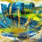 抽象油画