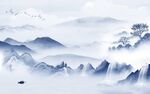 新中式最新别墅山水 TIF分层