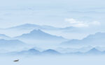 中国风背景墙山水图 TIF分层