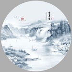 中国风水墨画