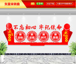 不忘初心牢记使命文化墙