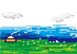 草原文化图案背景
