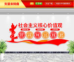社会主义核心价值观文化墙