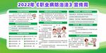 2022年职业病防治法宣传展板