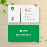 绿色名片