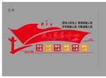 以人民为中心党群文化墙