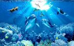 3d海底世界电视背景墙