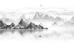抽象山水画