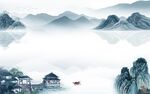 简约高端客厅山水 TIF分层