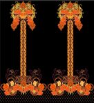 大牌 女装 花纹