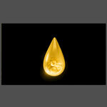 金色水滴溶液分子视频素材