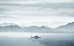 水墨山水画
