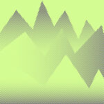 手绘山