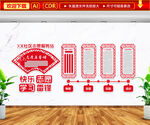 社区志愿服务站文化墙