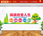 阅读改变人生文化墙