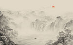 禅意山水画