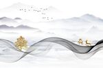 新中式背景墙