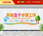 扫黄打非五个专项工作文化墙