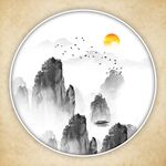  高清山水画