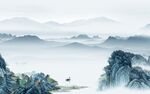 意境新山水背景墙 TIF分层