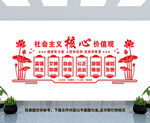 社会主义核心价值观文化墙
