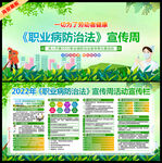 2022年职业病防治法海报