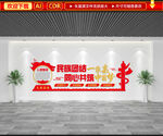 民族团结一家亲文化墙