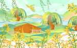 春季插画