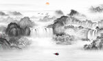 新中式山水画