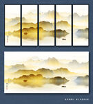新中式山水画