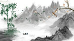 抽象花鸟山水