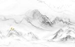 石纹 客厅山水背景 TIF分层