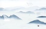 新款意境客厅山水 TIF分层