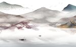 最新电视山水背景 TIF分层