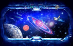 宇宙星空流星