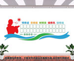 教师风采文化墙