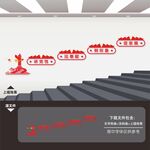 党建楼梯文化墙