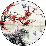 圆形山水画