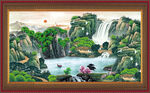 大厅山水画