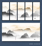水墨山水画