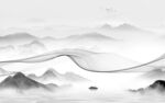 中国风意境高档山水 TIF分层