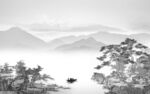 中国风高端灰色山水 TiF分层