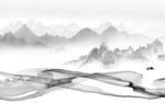线条 高端灰色山水 TiF分层