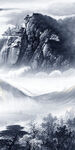 别墅 高端玄关山水 TIF分层