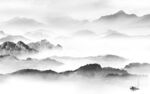 别墅现代简约山水 tif分层