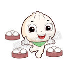 卡通包子精灵绿能版