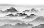 水墨客厅人气山水 tif分层